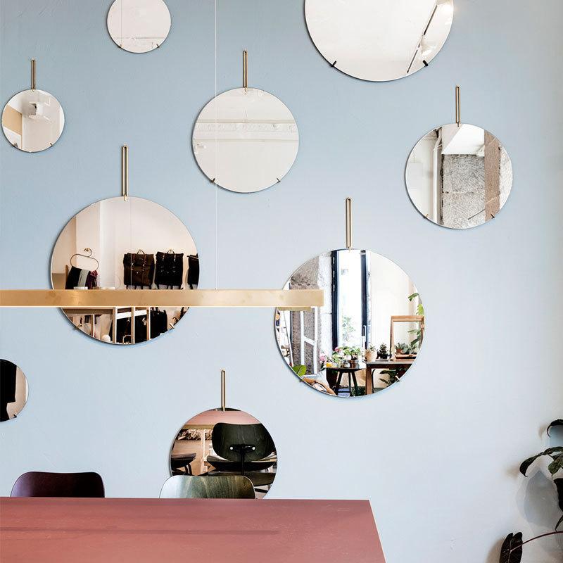 MOEBE Wall Mirror 50cm(ウォールミラー）ブラス（真鍮） 壁掛けミラー