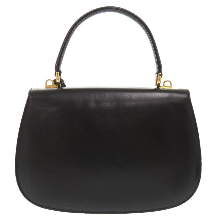 GUCCI（グッチ） レディロック レザー ブラック ゴールド金具 000 46