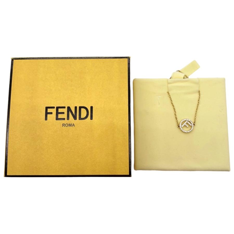 Fendi ゴールドロゴヘアピン箱つき 未使用 Fendi ゴールドロゴヘアピン