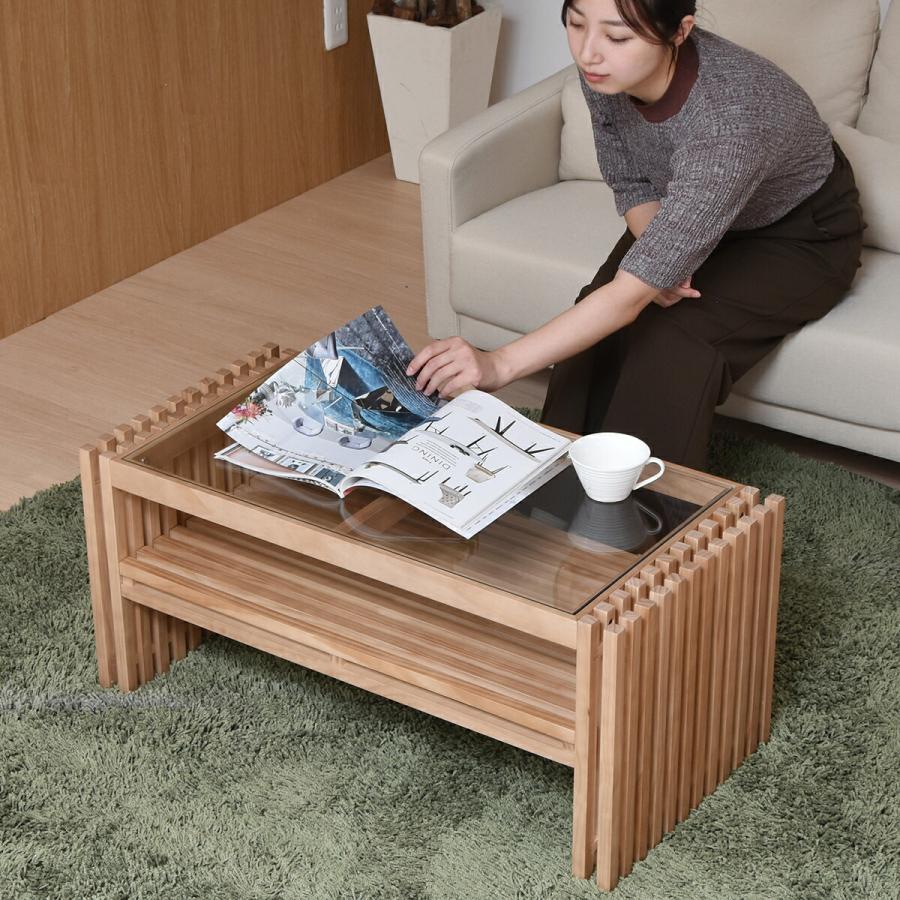 センターテーブル ガラステーブル ガラス テーブル おしゃれ ロー
