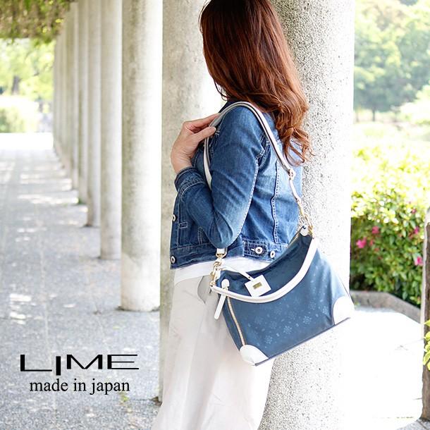 LIME made in japan ショルダーバッグ レディース 軽い 軽量 斜めがけ