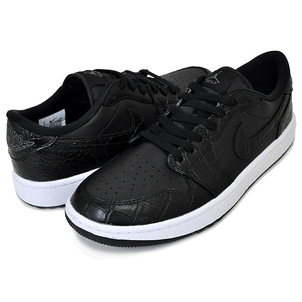 エア ジョーダン 1 NIKE AIR JORDAN LOW GOLF black/blk-iron grey