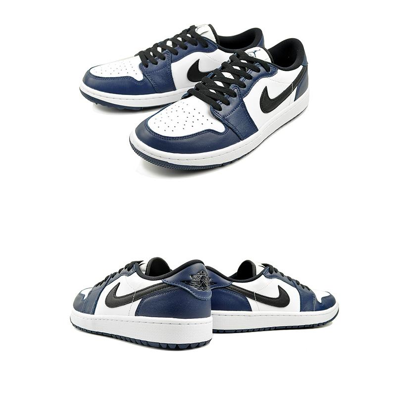 NIKE（ナイキ） NIKE AIR JORDAN 1 LOW GOLF white/black-midnight