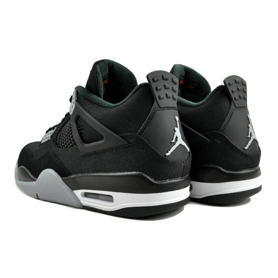 NIKE（ナイキ） NIKE AIR JORDAN 4 RETRO SE BLACK CANVAS black/lt