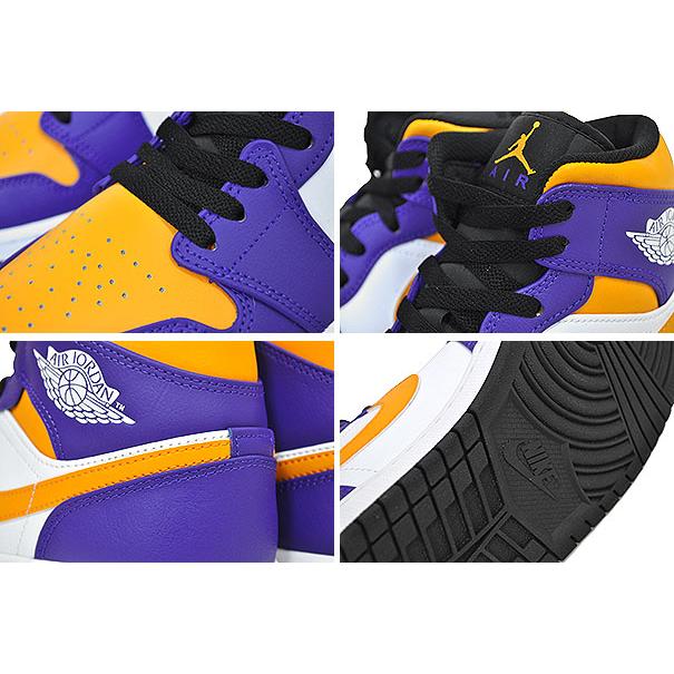 エア ジョーダン 1 NIKE AIR JORDAN MID dark concord/taxi-white