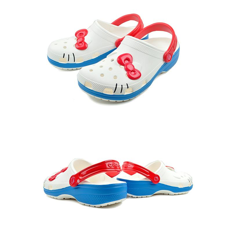 crocs（クロックス） crocs HELLO KITTY I AM CLASSIC CLOG WHITE