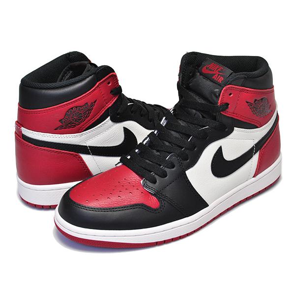 Jordan NIKE AIR JORDAN 1 RETRO HIGH OG BRED TOE gym red/black
