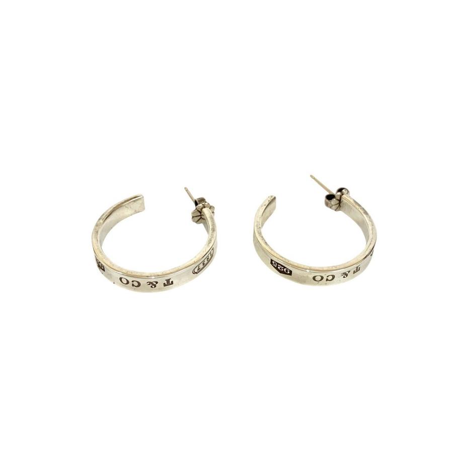 TIFFANY&Co.（ティファニー） 極 美品 希少品 1837 フープ ピアス ロゴ