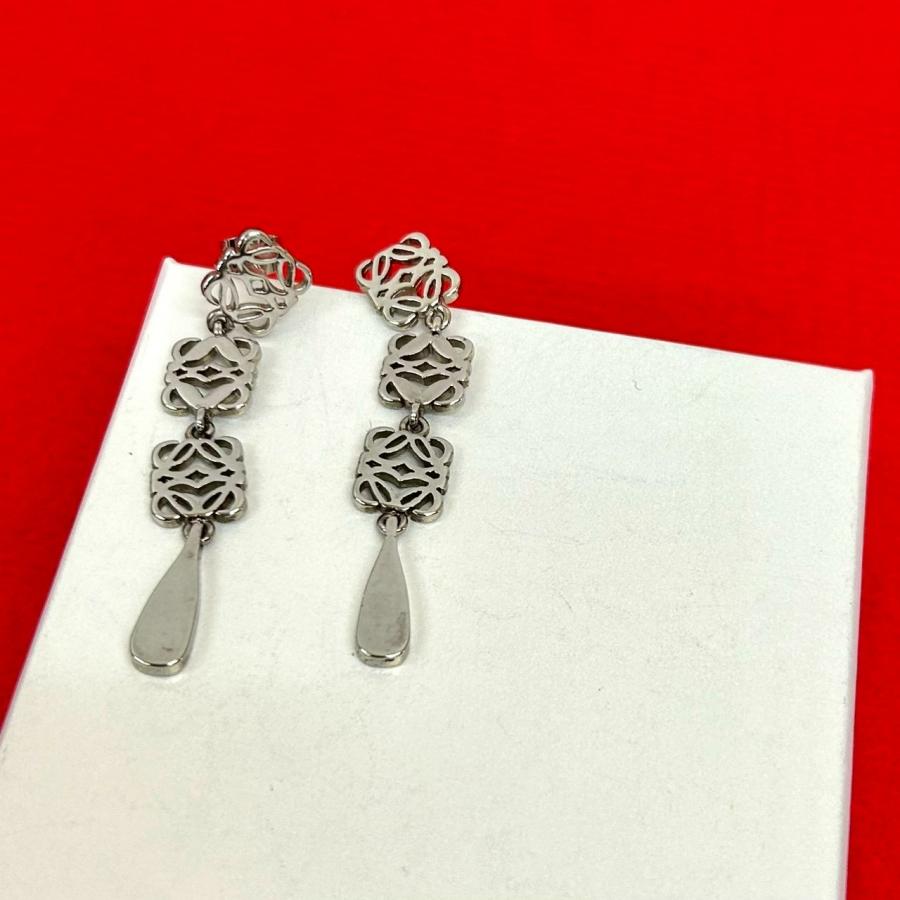 LOEWE（ロエベ） 極 美品 希少品 アナグラム ロゴ モチーフ メッキ