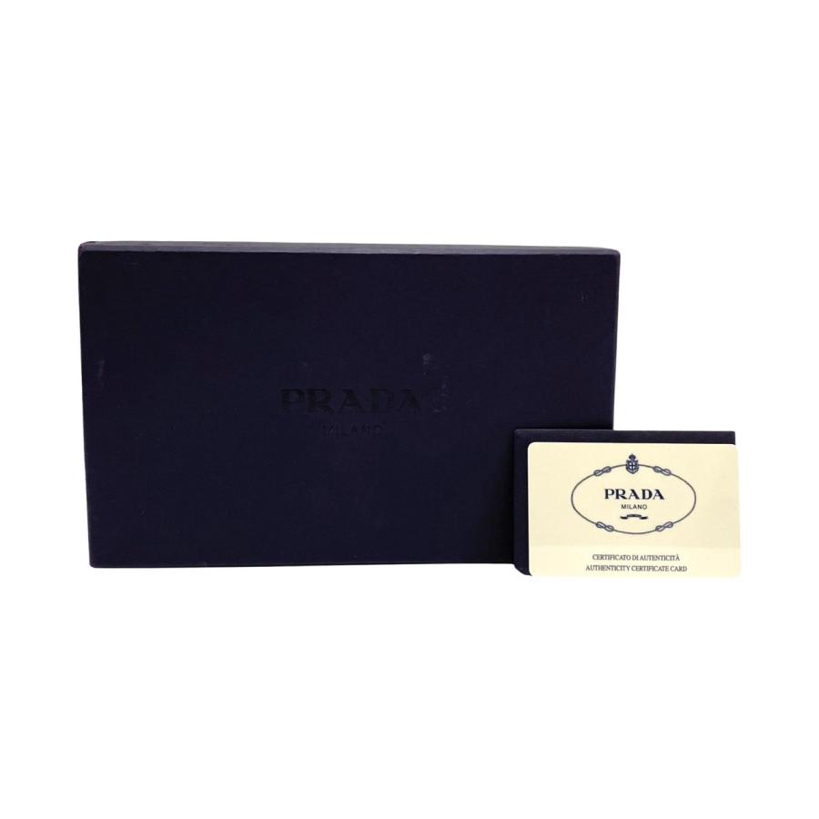PRADA（プラダ） 極 美品 希少品 保存箱 カード付 三角ロゴ 金具