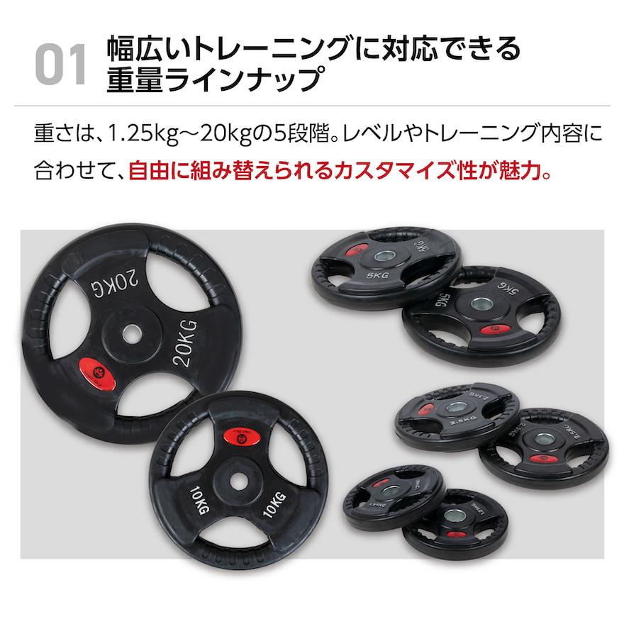 Mad Bull（マッドブル） バーベルプレート 5kg 2個セット 穴あき 追加
