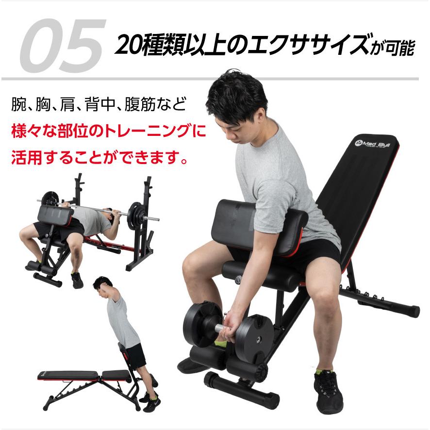 Mad Bull（マッドブル） インクラインベンチ マルチ ウェイト