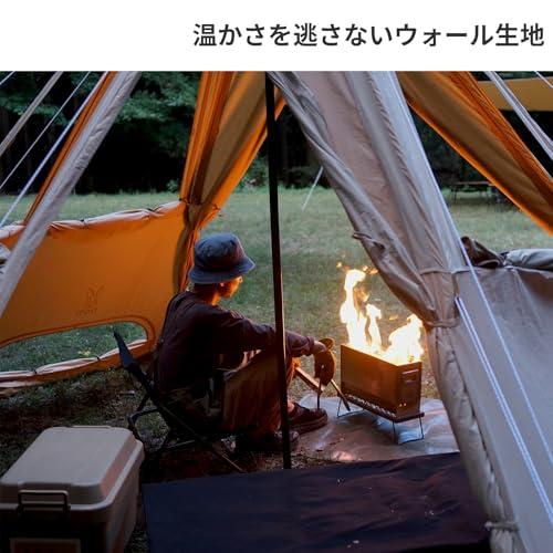 DODディーオーディー レンコンテント2M 中で焚き火ができる冬仕様ワン