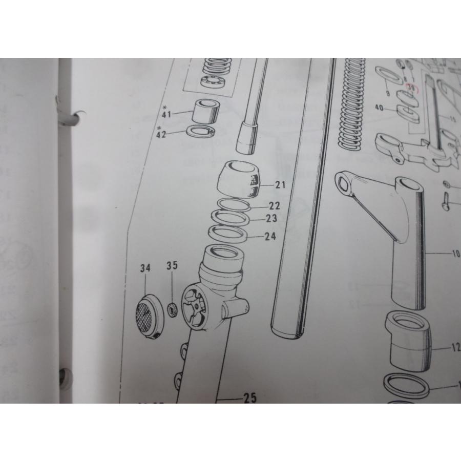 純正 Z1,Z2,KZ,MKII系等36mm用 フロントフォークシール サークリップ