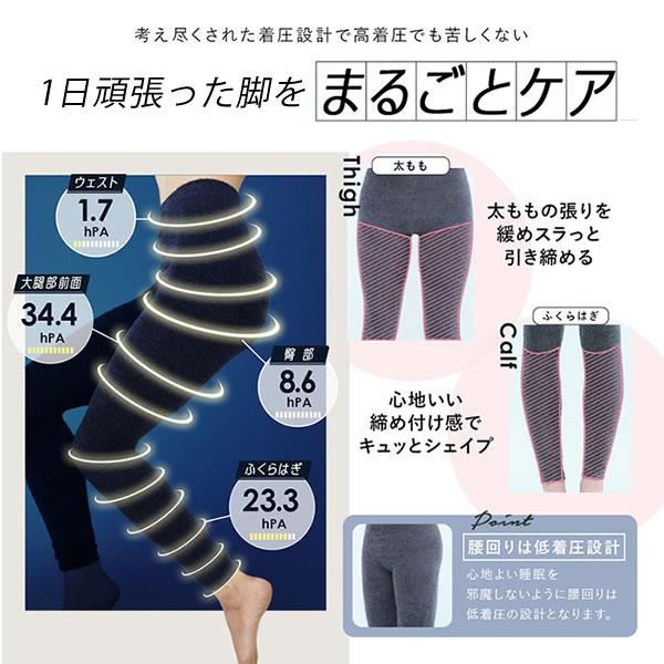 ベルミス パジャマ レギンス スリープ プラス 着圧タイツ 着圧スパッツ