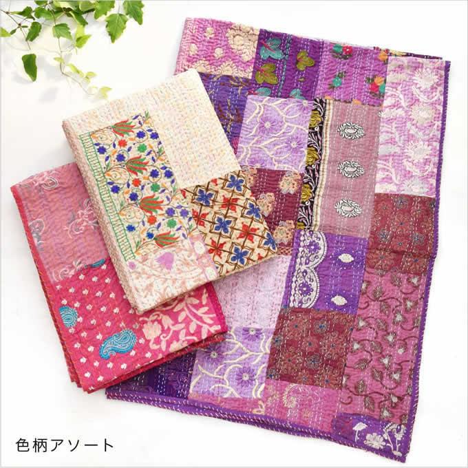 カンバディアパッチマルチクロス 140x220cm おしゃれ ヴィンテージ
