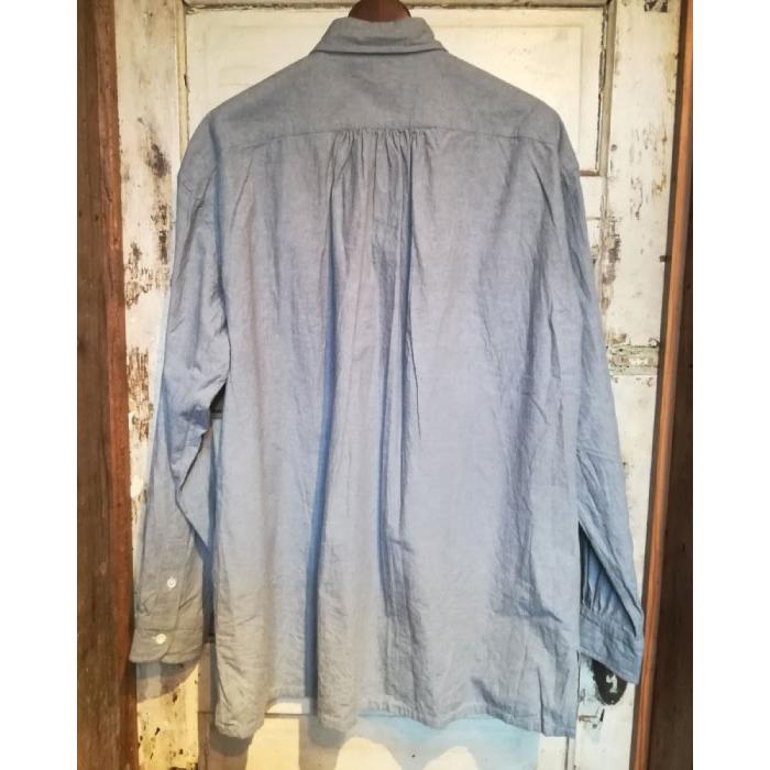 PORTER CLASSIC（ポータークラシック） WIDE POCKET SHIRT -GRAY