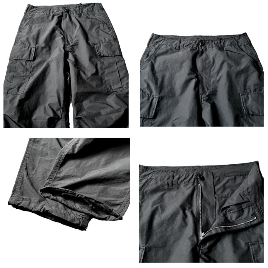 PORTER CLASSIC（ポータークラシック） WEATHER CARGO PANTS - BLACK