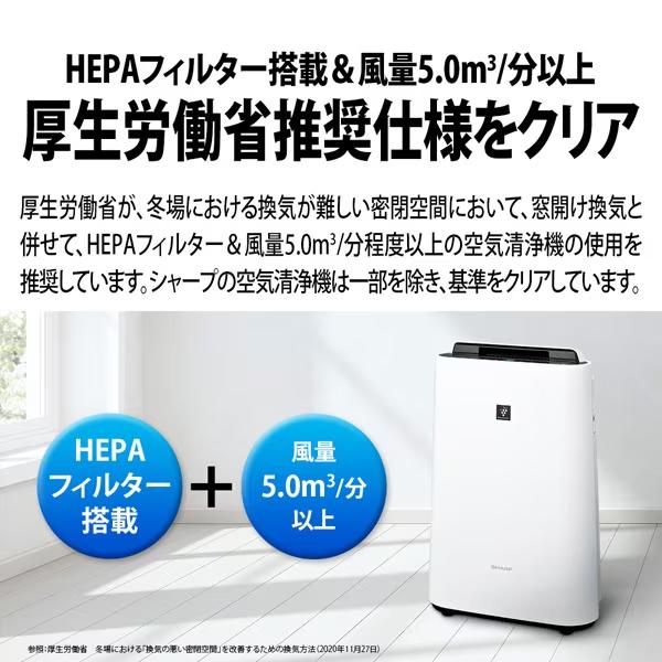SHARP（シャープ） KC-S50-W 加湿空気清浄機 プラズマクラスター7000