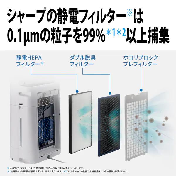 SHARP（シャープ） KI-SS50-W 加湿空気清浄機 プラズマクラスター25000