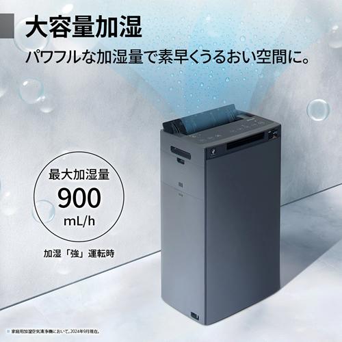 SHARP（シャープ） KI-TX75-H 加湿空気清浄機 グレー 空清〜34畳 加湿