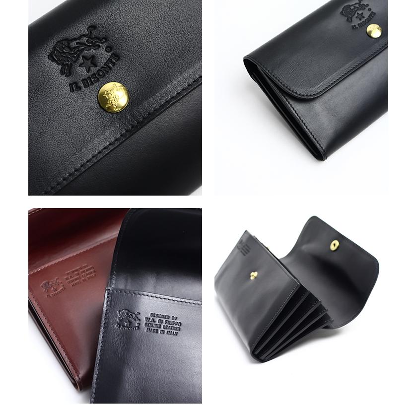 イルビゾンテ 財布 長財布 バケッタスムーススナップボタン長財布