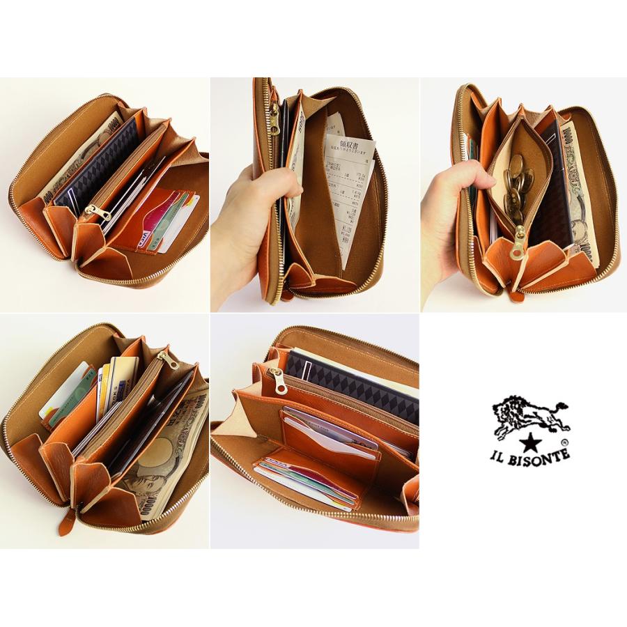 イルビゾンテ 財布 ファスナー財布 長財布 ラウンドジップ長財布(横型C