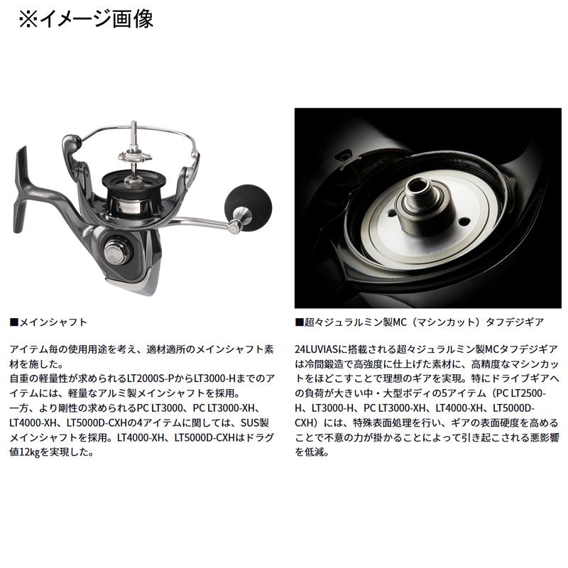 DAIWA（ダイワ） スピニングリール 24LUVIAS(ルビアス) LT2500S-XH