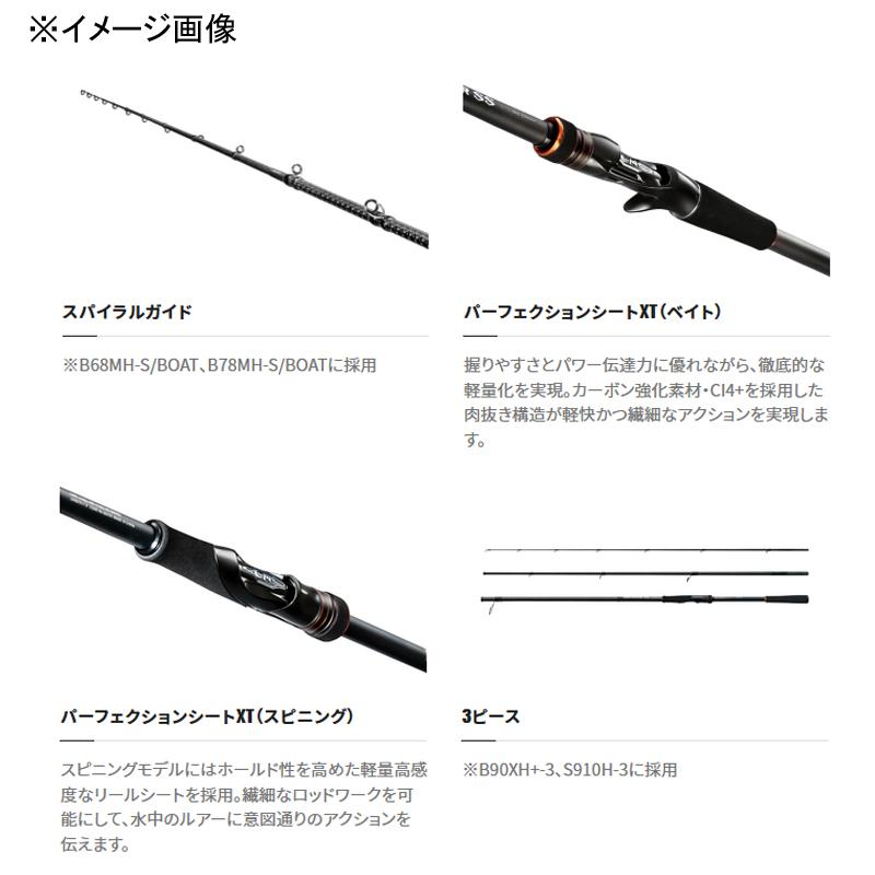 シマノ（SHIMANO） ロックフィッシュロッド ハードロッカーSS B810MH+(