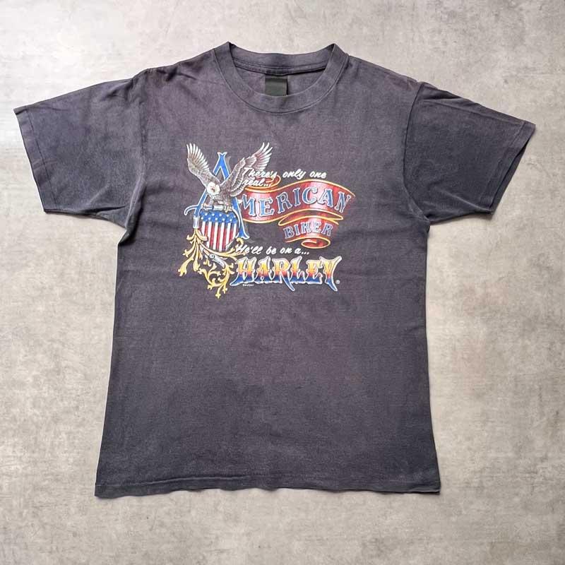 80'S HARLEY DAVIDSON Vintage T-Shirts BLACK/M 80年代 ハーレー