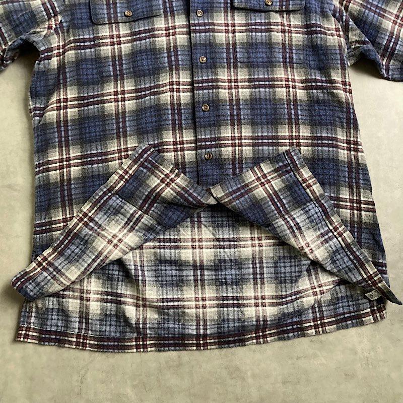 90's Polo Ralph Lauren Open Collar Plaid Print Flannel Shirts