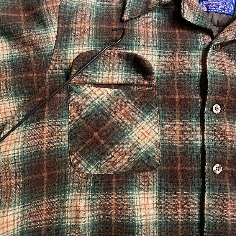 PENDLETON（ペンドルトン） 70's PENDLETON Wool Open Collar Box