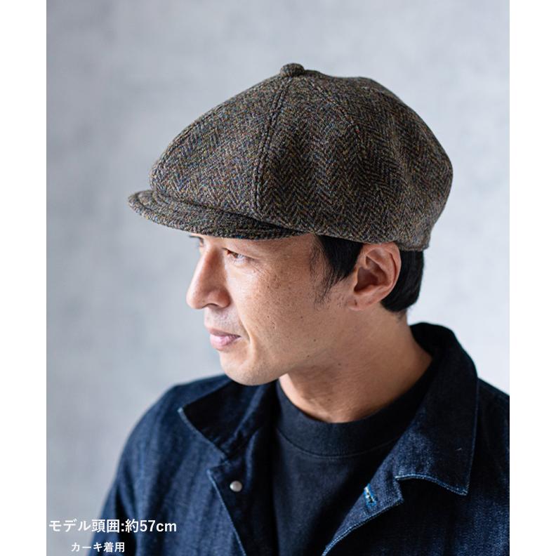 新品未使用！HIGHER/ハイヤー定番キャスケットブラウンハリスツィード3サイズ 楽天市場】HIGHER ハイヤー HARRIS TWEED HERRINGBONE CASQUETTE