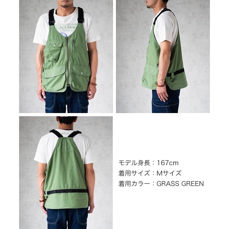 GOHEMP（ゴーヘンプ） HEMP UTILITY VEST ヘンプユーティリティー