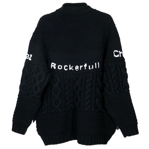UNDERCOVER（アンダーカバー） 19AW 編地替配色ハイネックニット