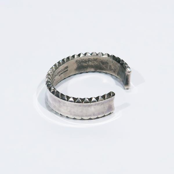 END CUSTOM JEWELLERS エンドカスタムジュエリー W SIDE STUDS BANGLE
