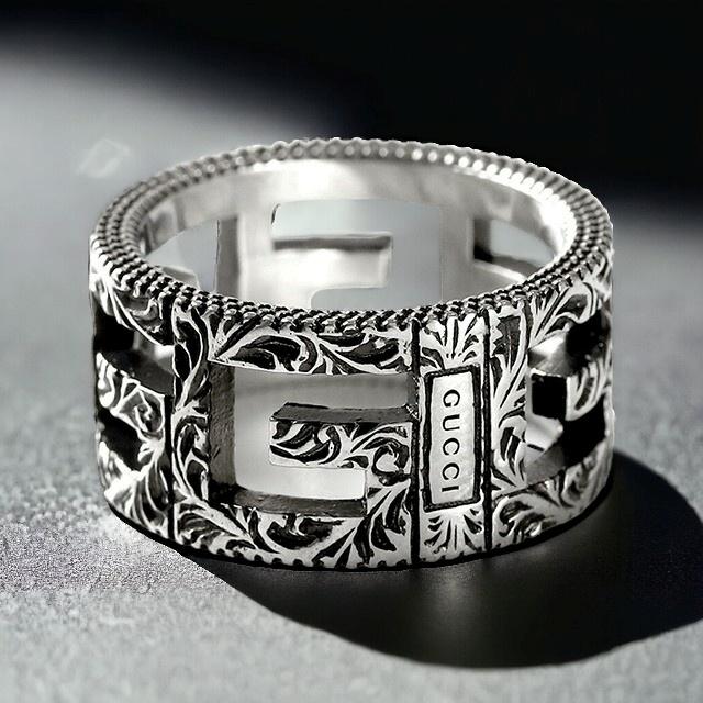 GUCCI（グッチ） ブランド リング 指輪 メンズ レディース スクエアG