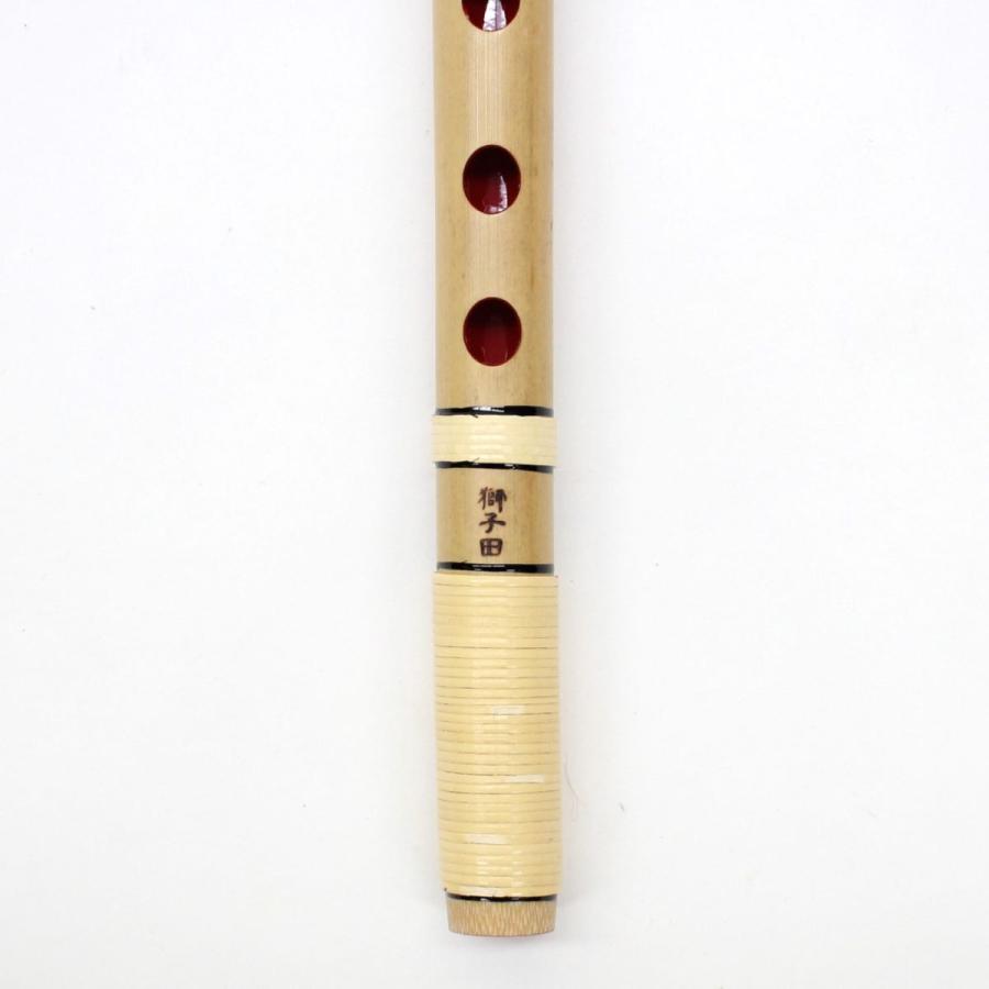 篠笛 六ッ穴七本調子 獅子田・竹渓 お祭り・お囃子・祭礼用品・古典調
