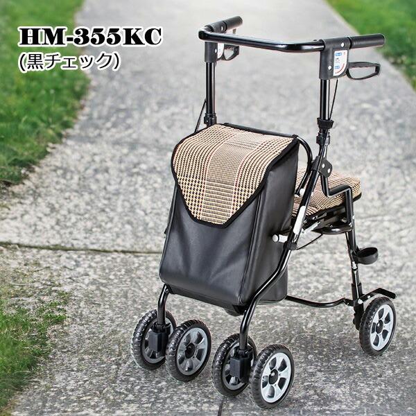 マキテック シルバーカー U字型ハンドル オアシス （ローズ花柄 HM