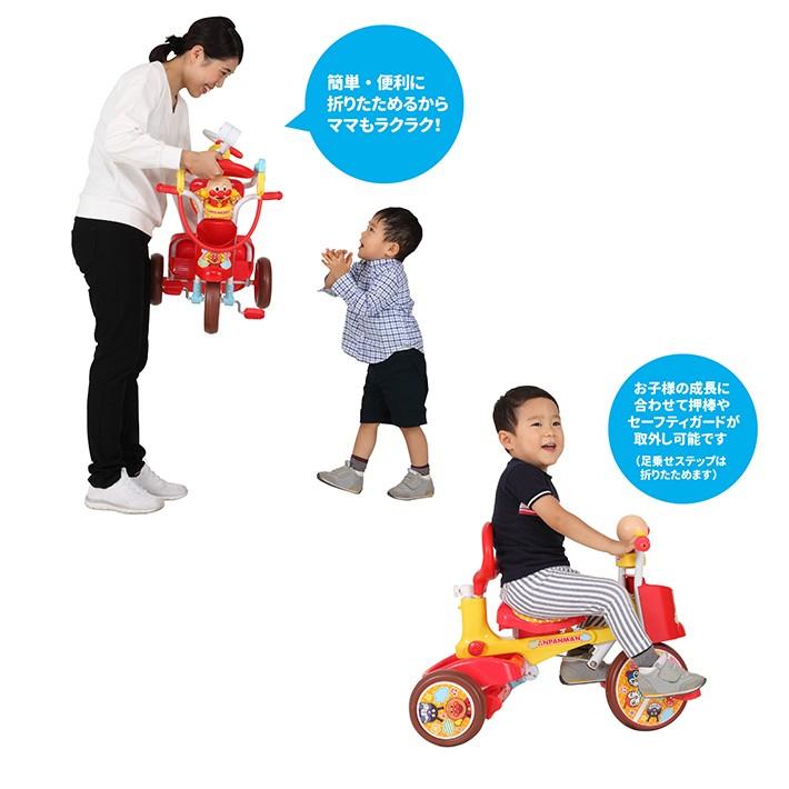 エムアンドエム M&M それいけ！アンパンマン 三輪車 オールインワンUP