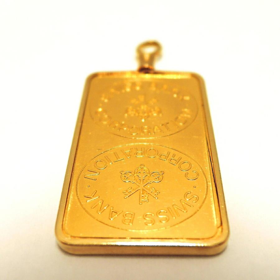 スイスバンク SWISS BANK CORPORATION インゴット ペンダントトップ
