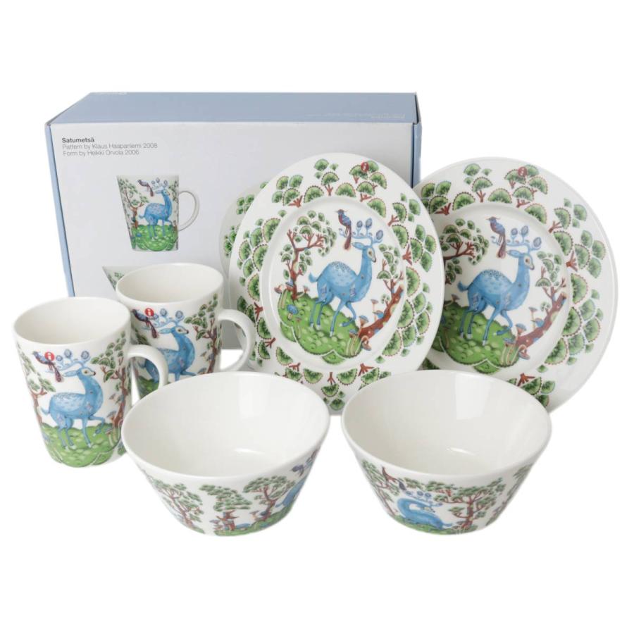iittala（イッタラ） おとぎの森 サツメッサ Satumetsa 食器 3種6点