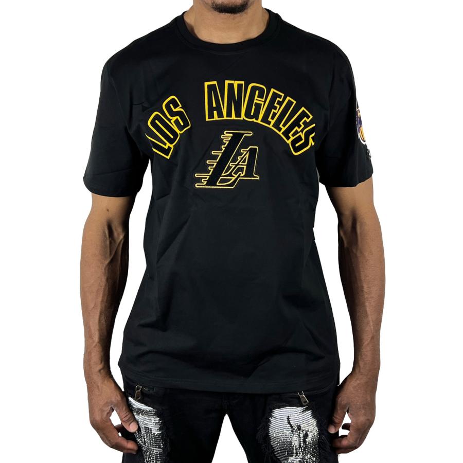 ProStandard ロサンゼルス レイカーズ アーチ ロゴ Tシャツ 黄色