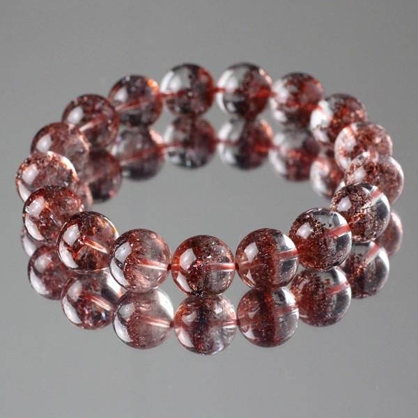 数珠 パワーストーン はな花 レピドクロサイトインクォーツ