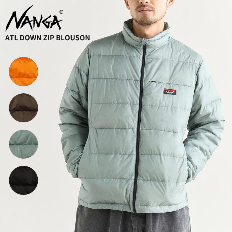 NANGA（ナンガ） メンズ 薄手 ダウンジャケット ATLダウン ジップ