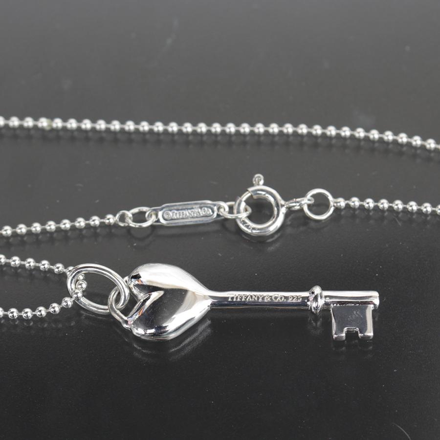 TIFFANY&Co.（ティファニー） キー ダイヤ ネックレス Ag925 シルバー