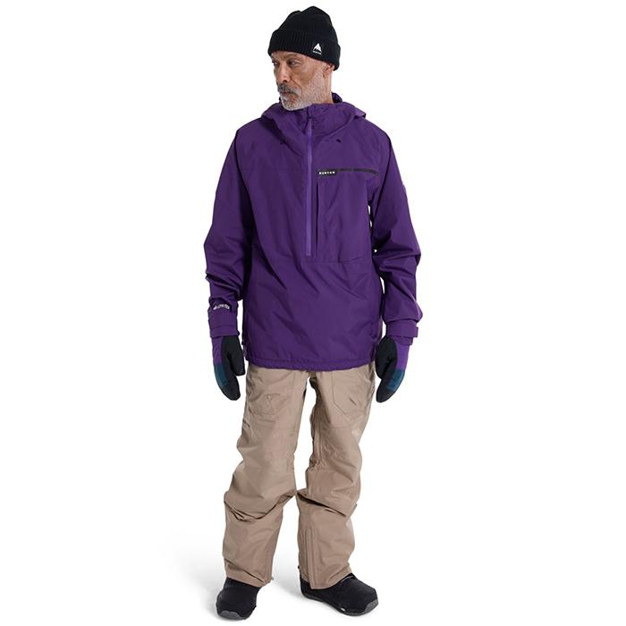 BURTON パープル スノーボードウェアセット Lサイズ BURTON パープル