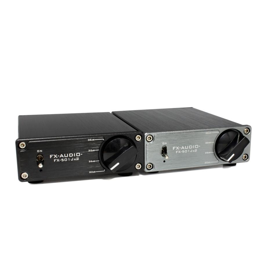 FX AUDIO FX-AUDIO- FX-501Jx2[ブラック] TPA3118デジタルアンプIC搭載