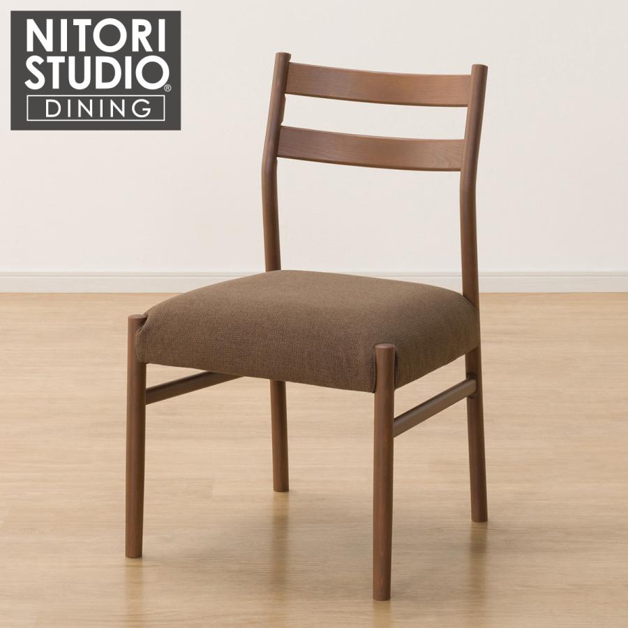 ニトリ（NITORI） ダイニングチェア(Nコレクション C-34 MBR/AQ-BR