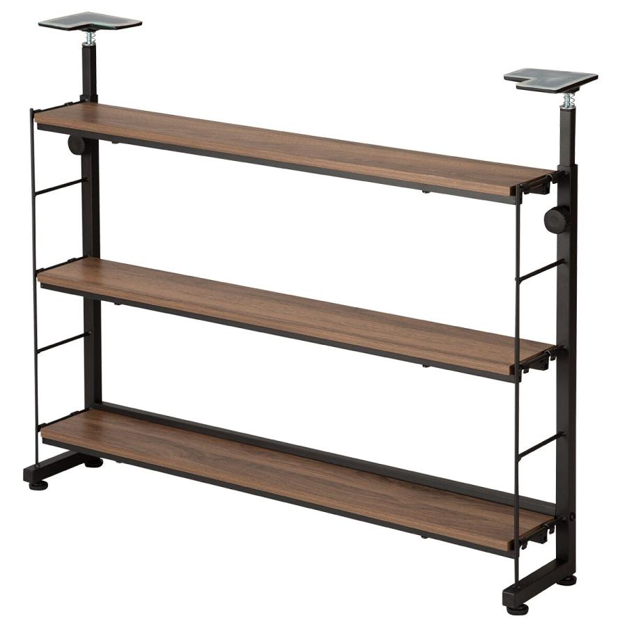 ニトリ（NITORI） 幅80cm 突っ張りカウンター下収納Nポルダ薄型 ミドル